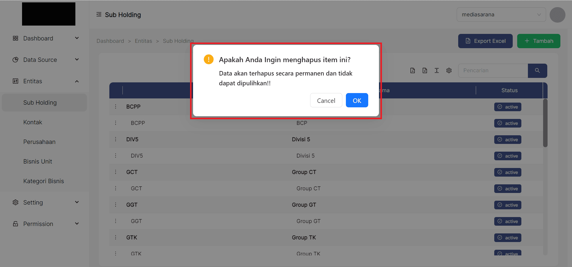 Hapus_SubHolding